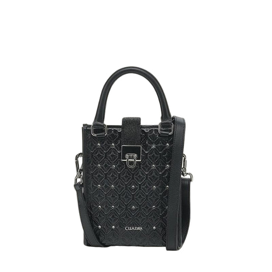 Black Stingray Laser & Studs Bag