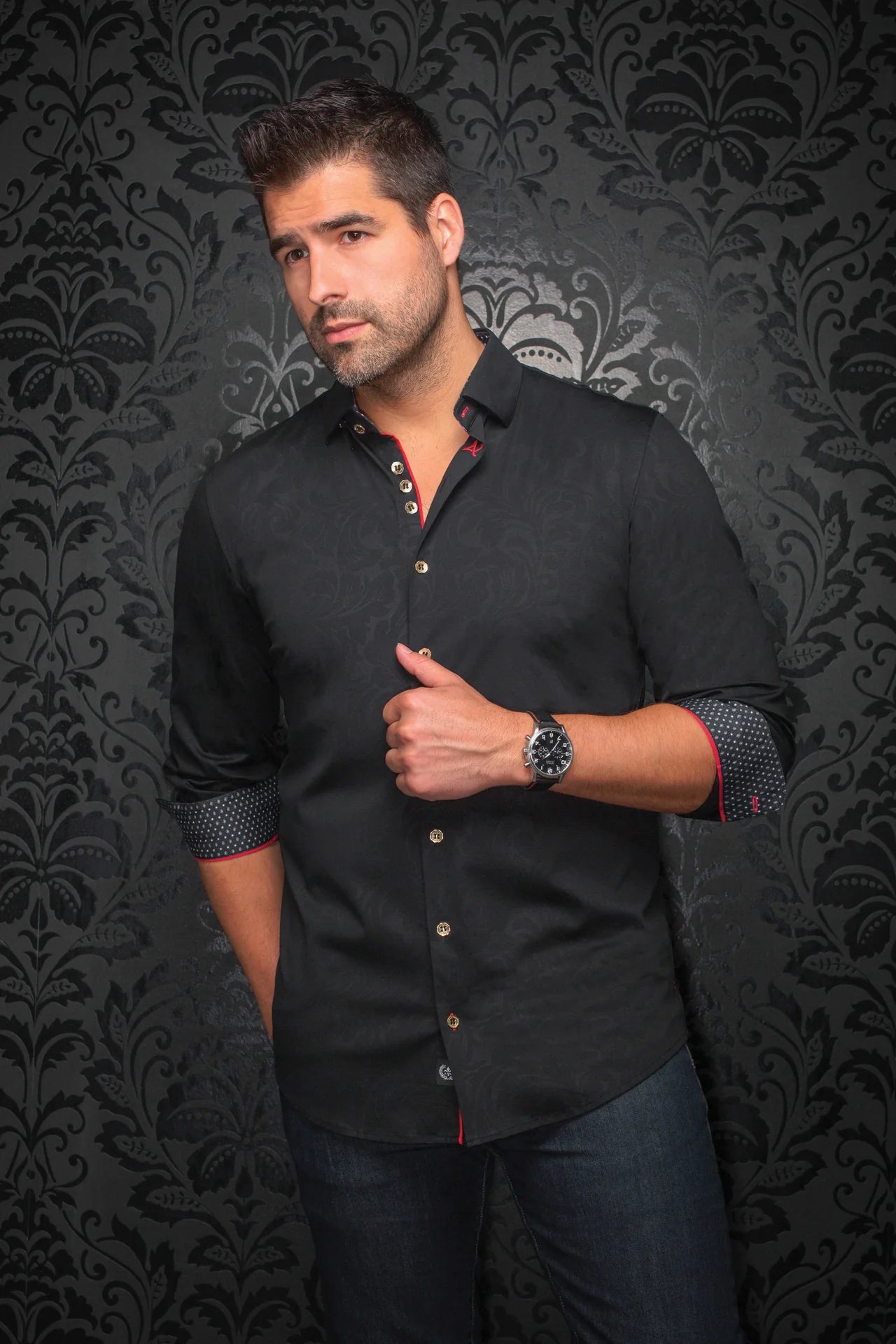 AU NOIR SHIRT DUNN- BLACK