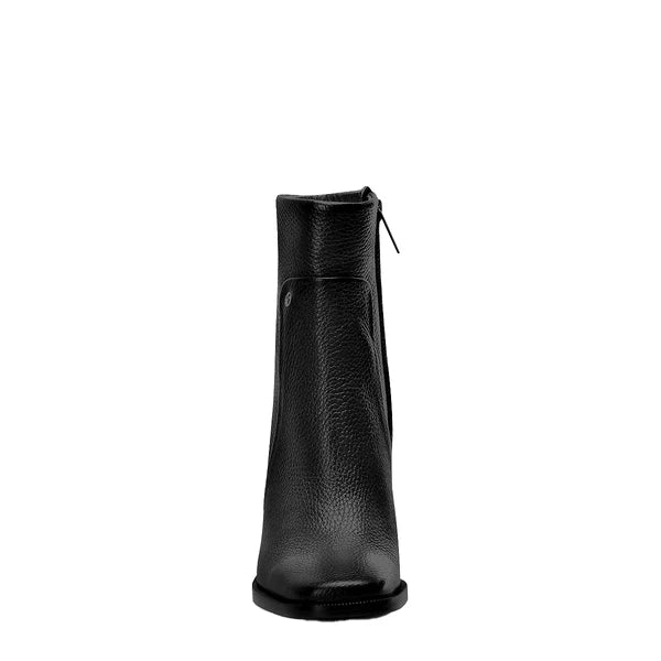 Black Deer Zipper Round Toe