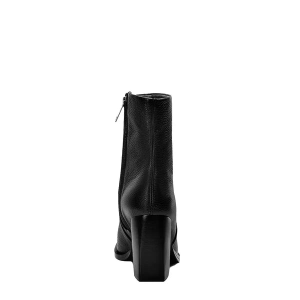 Black Deer Zipper Round Toe