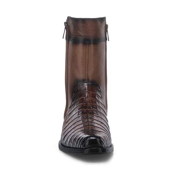 MAPLE CAIMAN ZIPPER ROUND TOE