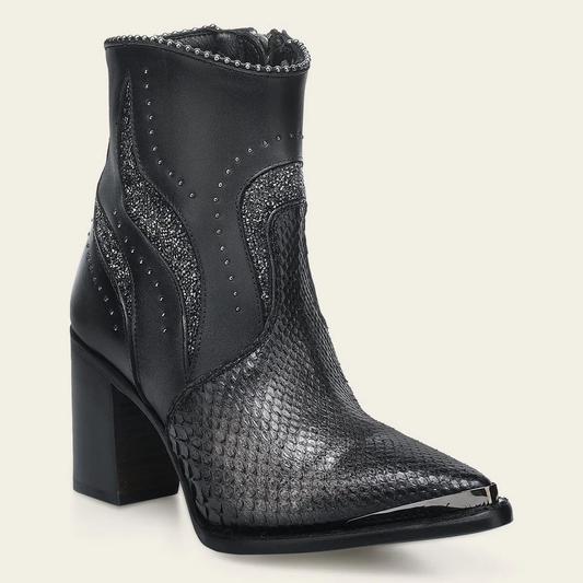 OXFORD PYTHON ZIPPER & STUDS POINTED TOE