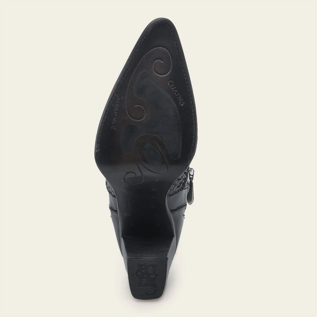 OXFORD PYTHON ZIPPER & STUDS POINTED TOE