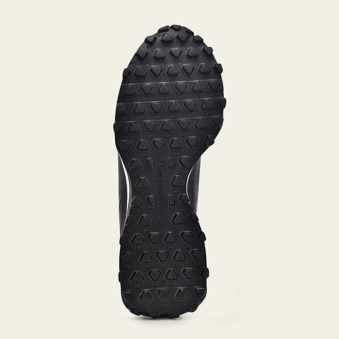 GREY PYTHON BLACK CALF