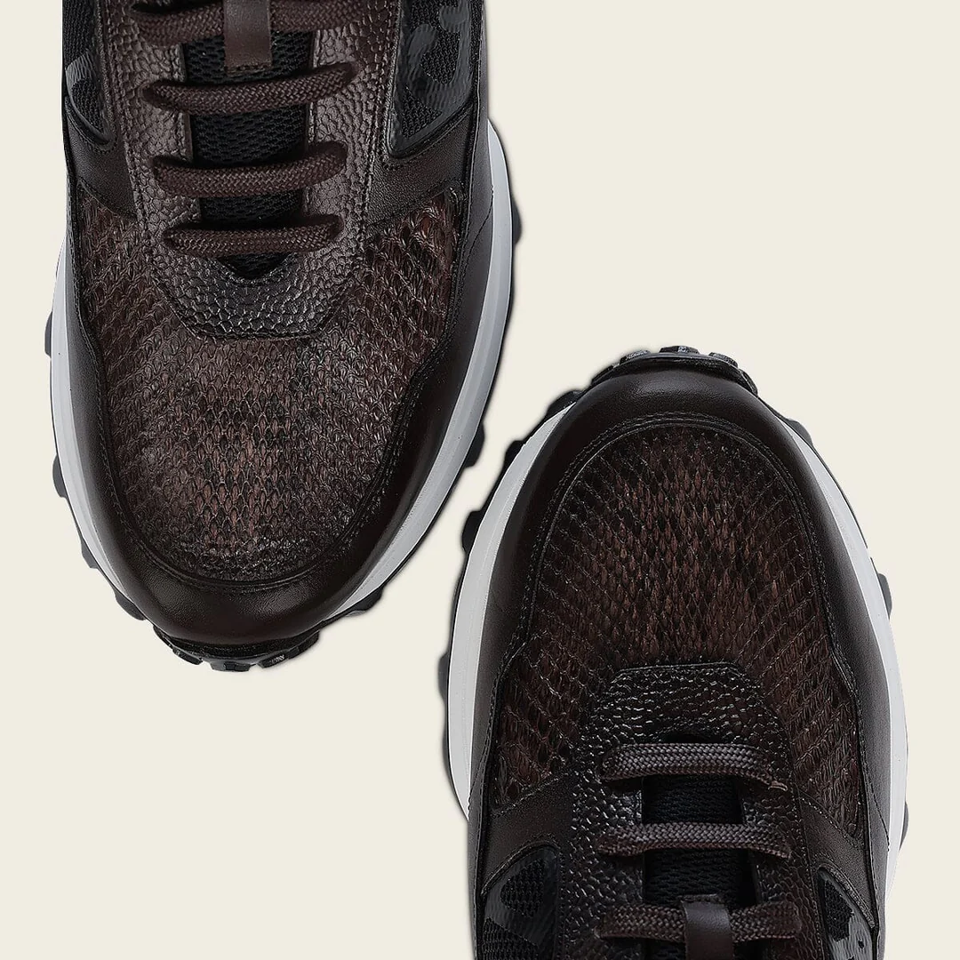 TRUFFIE PYTHON R/DARCK BROWN CALF