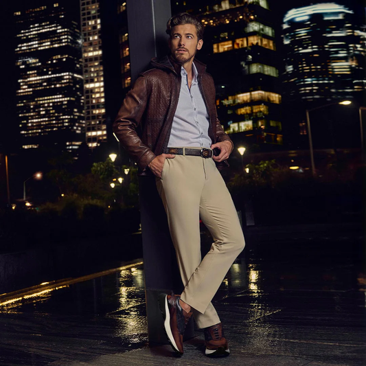 ALMOND CALF / COWHIDE