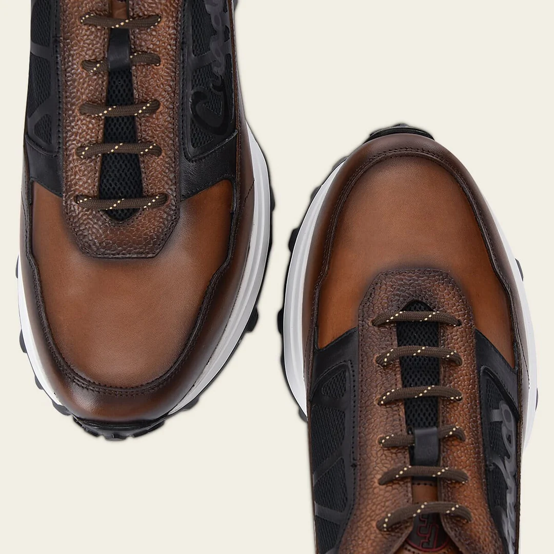 ALMOND CALF / COWHIDE