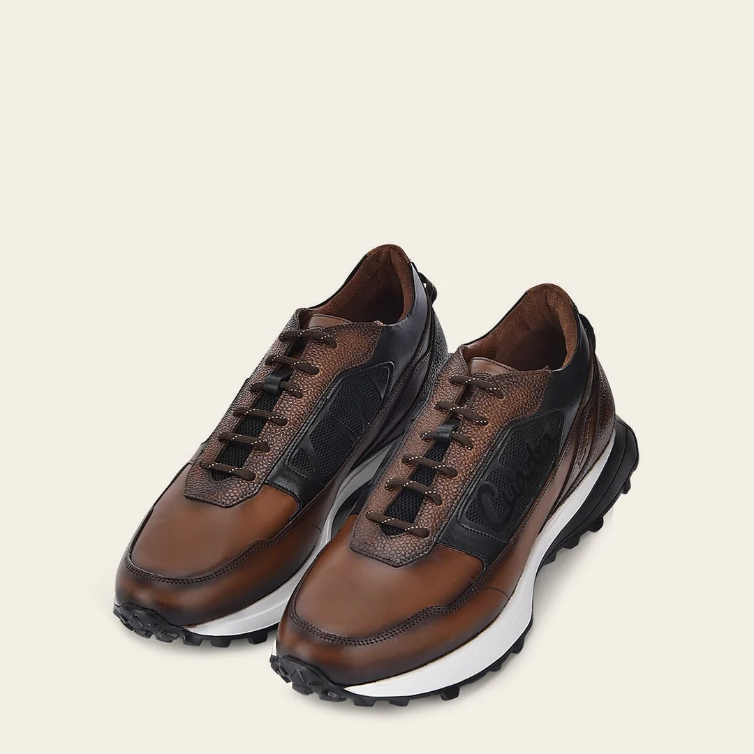 ALMOND CALF / COWHIDE