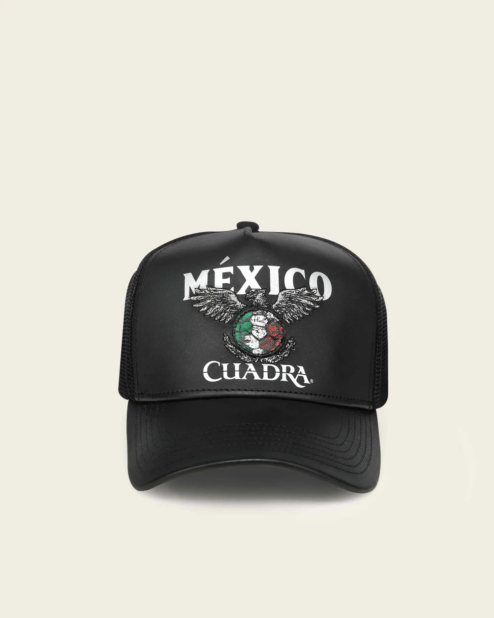 Cuadra Mexican Cap Embroidery Black CP002