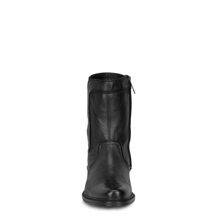 Black Deer Zipper Round Toe