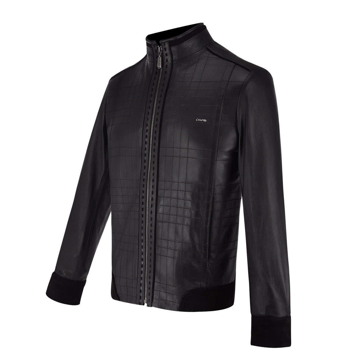 Black Natural Zipper Jacket