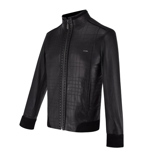 Black Natural Zipper Jacket