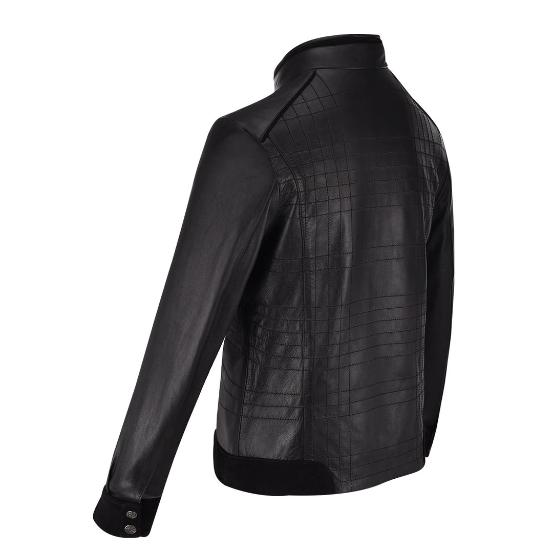Black Natural Zipper Jacket