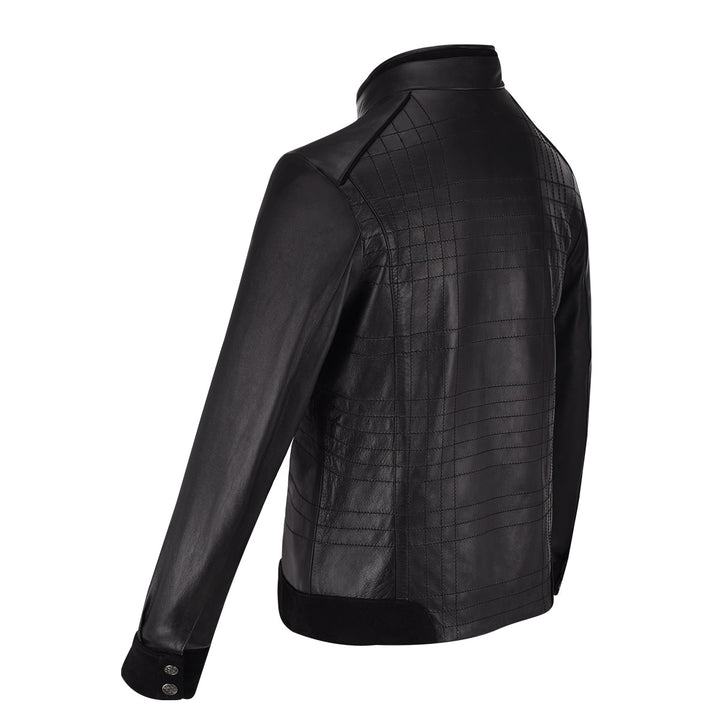 Black Natural Zipper Jacket