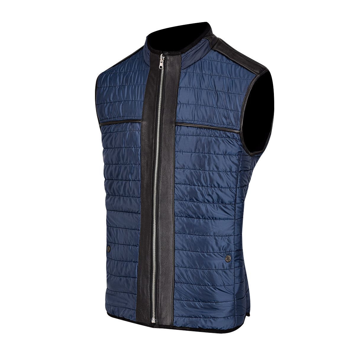 Cuadra Black Natural Embroidery Vest JC169