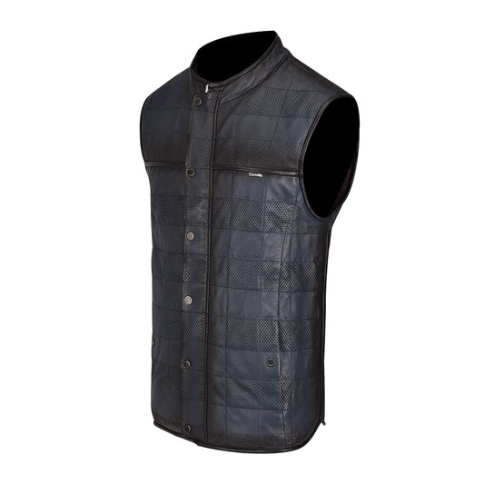 Navy Zipper Vest