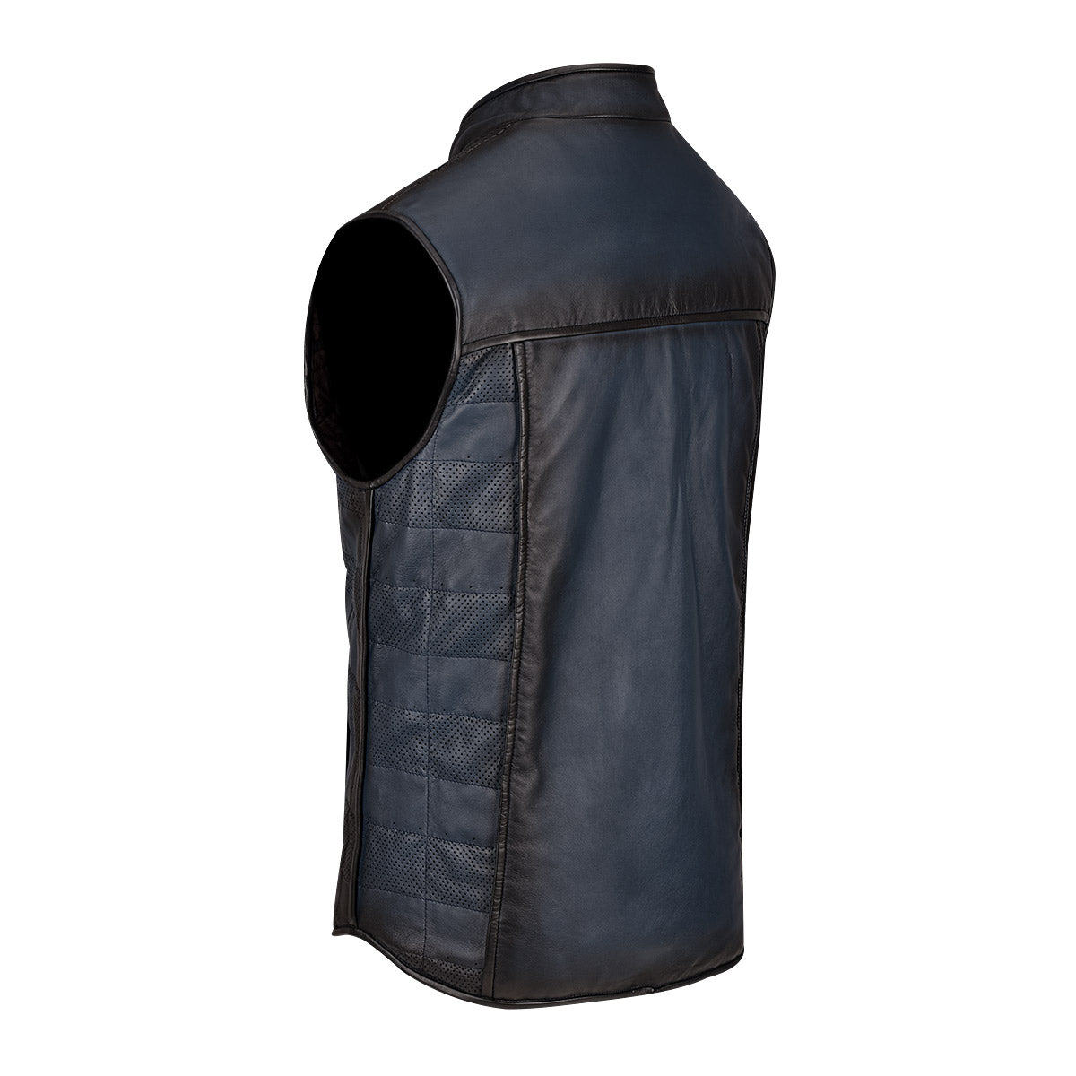 Navy Zipper Vest