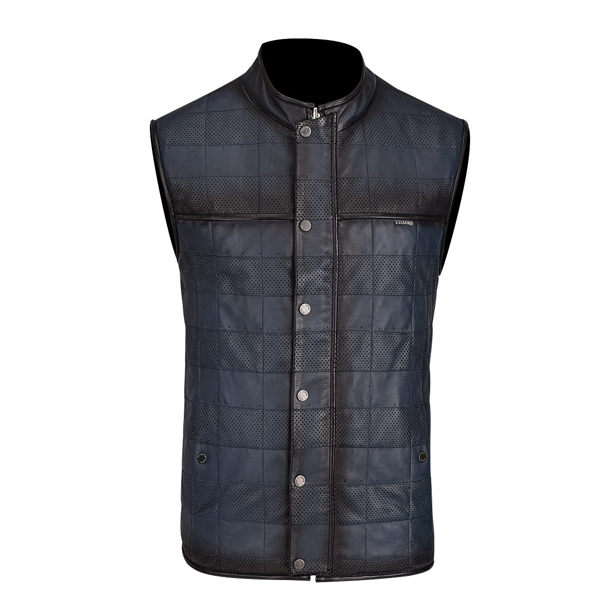 Navy Zipper Vest