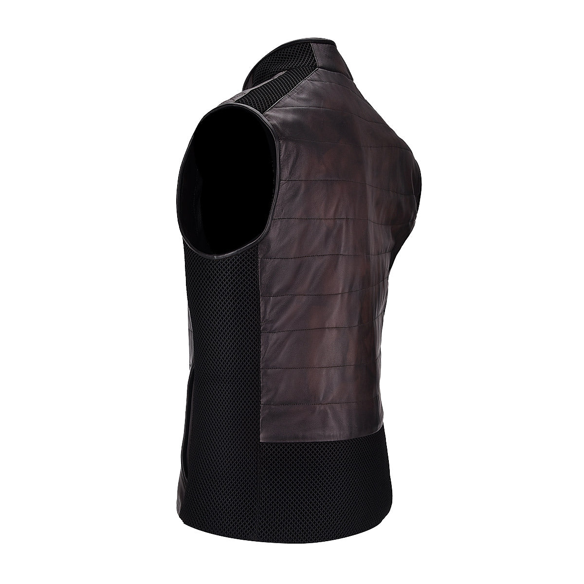 Camouflage Brown Zipper Vest