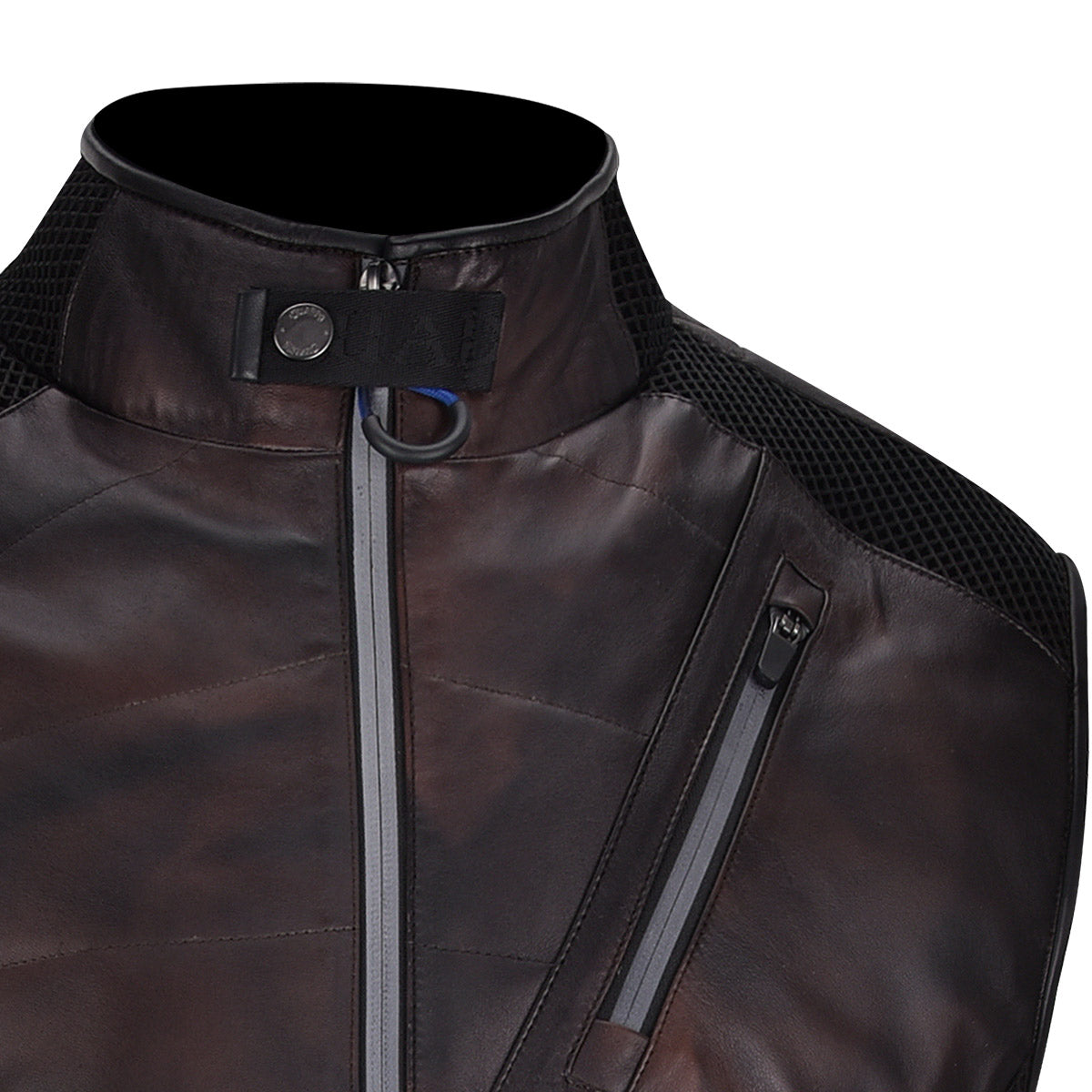 Camouflage Brown Zipper Vest