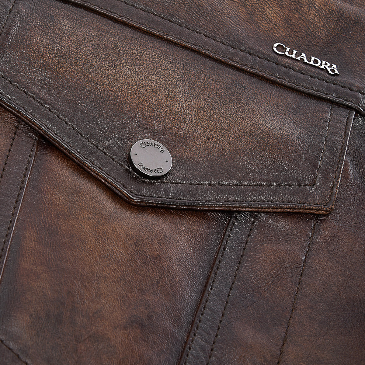 Vintage Cappuccino Zipper Vest