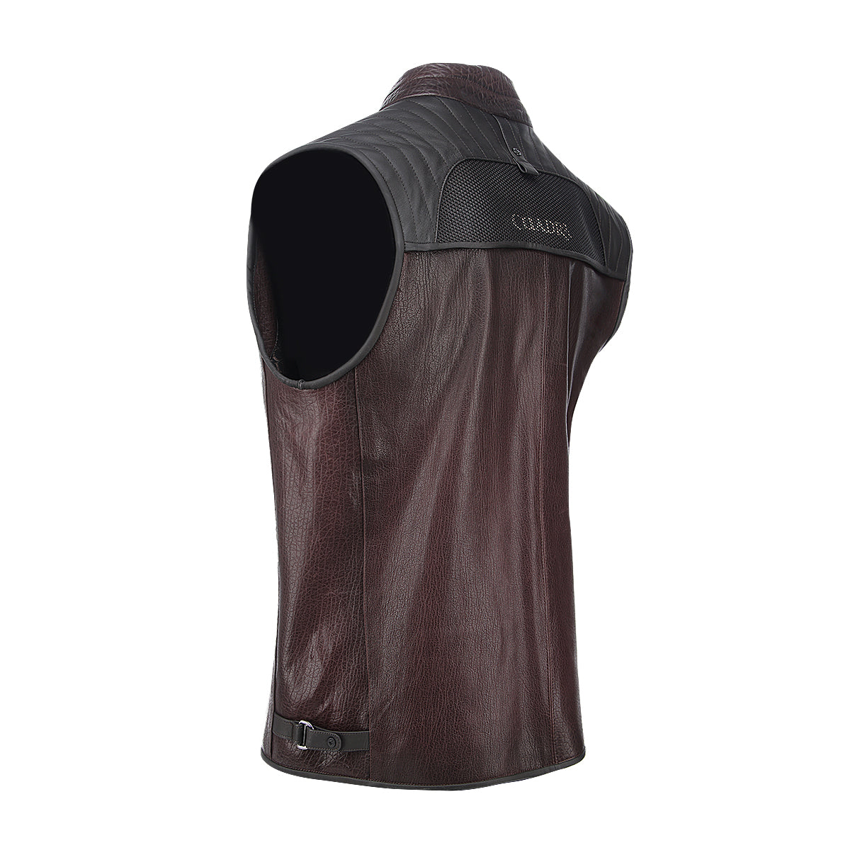 CHOCOLATE LASER & ZIPPER VEST