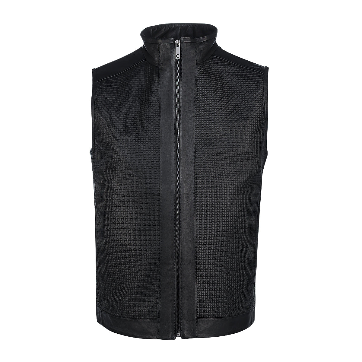 Black Zipper Vest