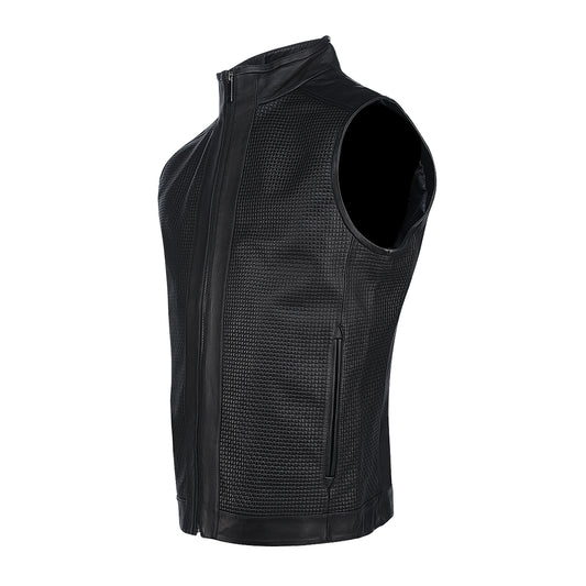 Black Zipper Vest