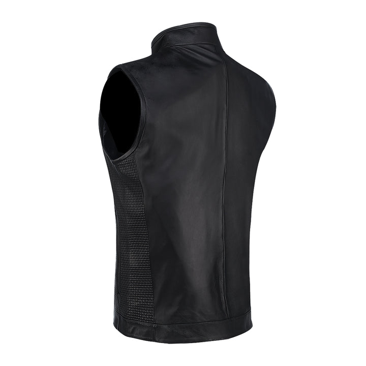 Black Zipper Vest