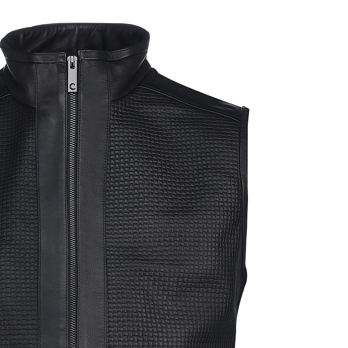 Black Zipper Vest