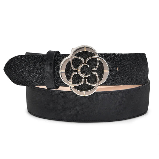 BLACK STINGRAY BELT