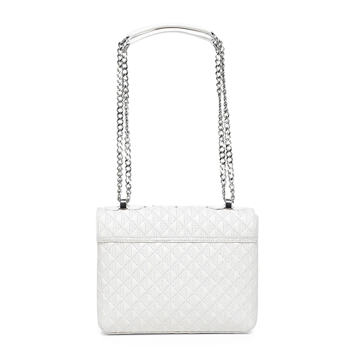 CUADRA- LD WHITE CRYSTALS & STUDS & ZIP- DU732