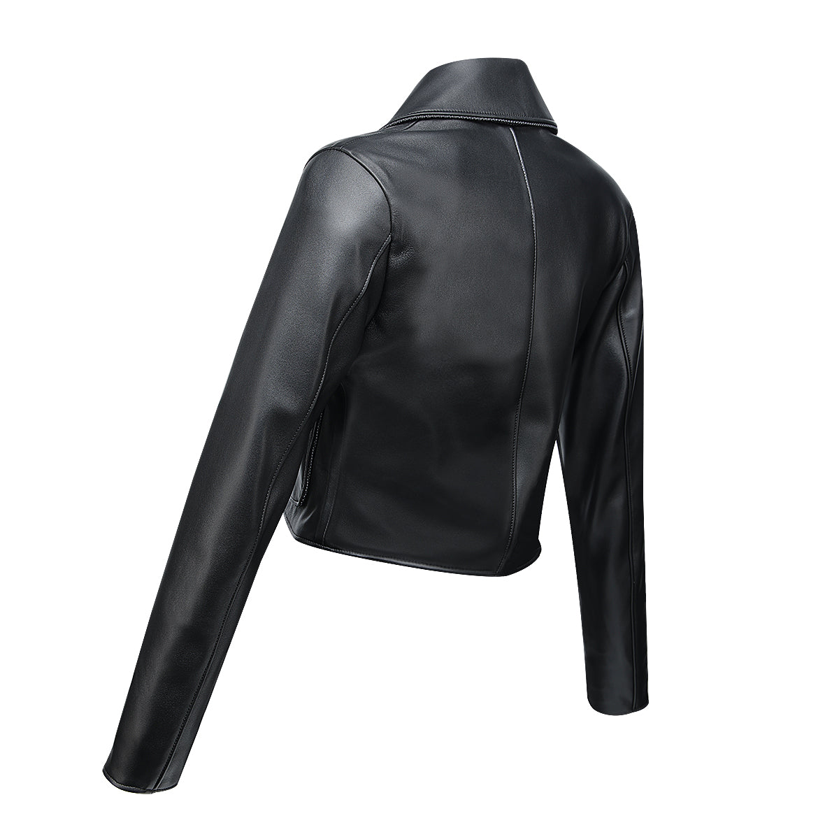 Cuadra Black Zipper & Studs Jacket JC343