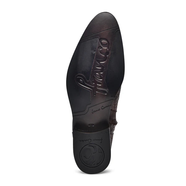 MAPLE CAIMAN ZIPPER ROUND TOE