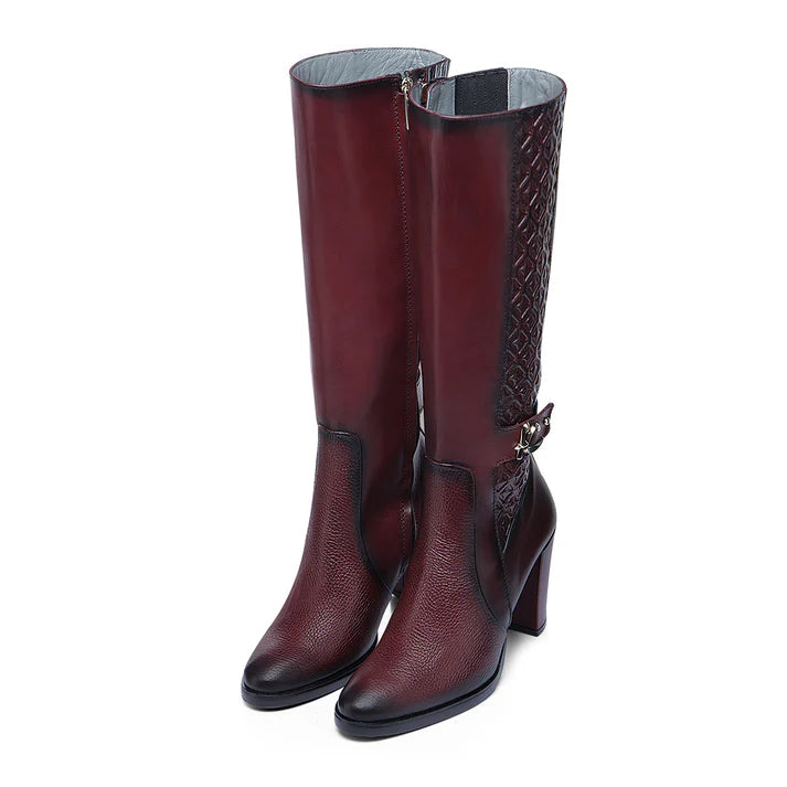BOOT BURGUNDY CALF FC979