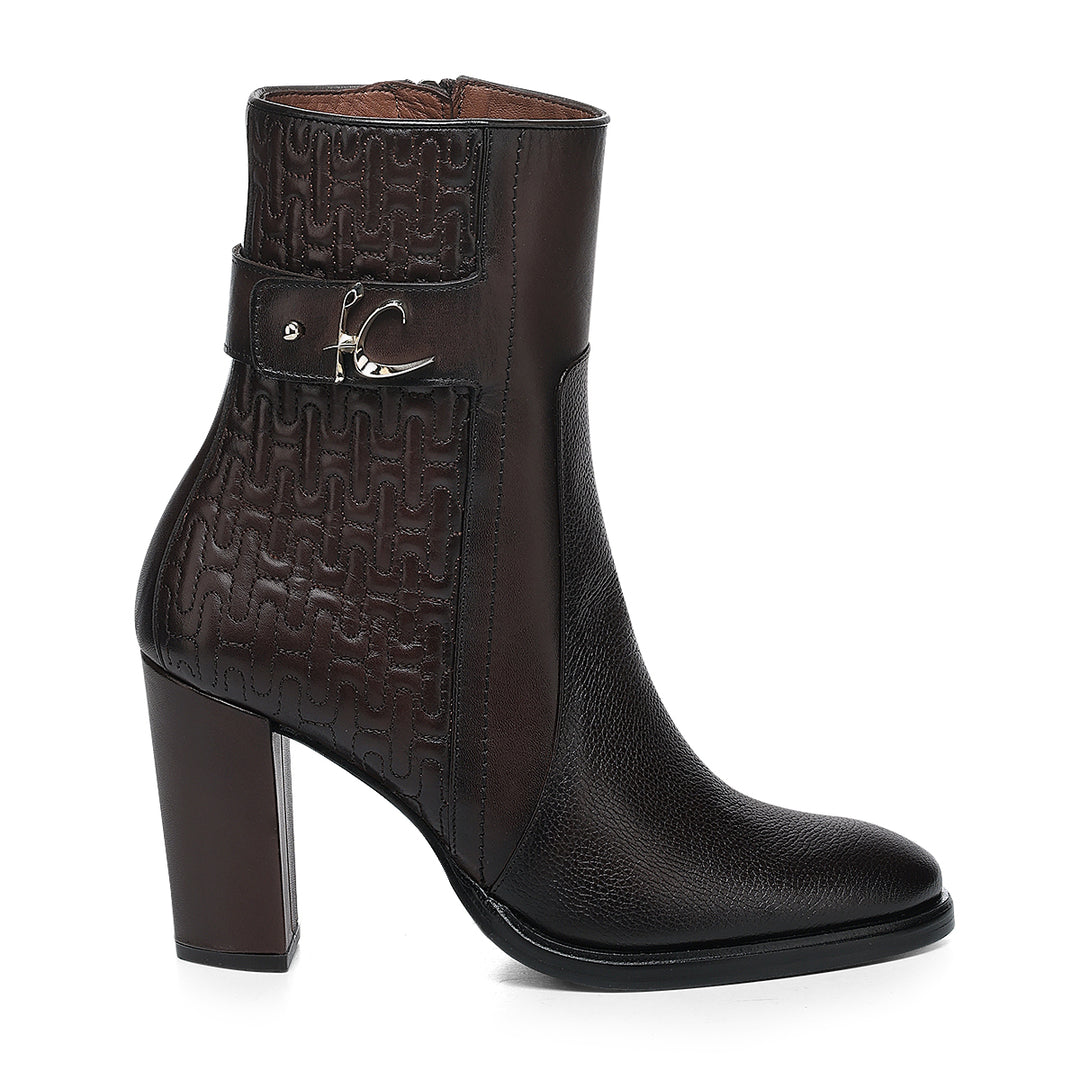 BROWN CALF/COWHIDE FF236