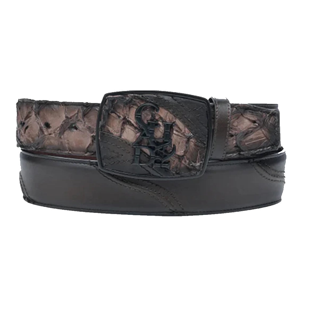MN BROWN PIRARUCU BELT