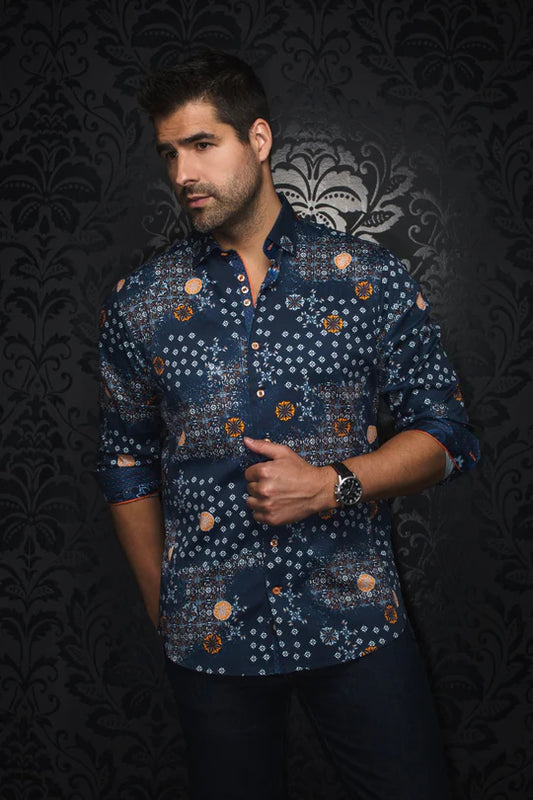 FLORIANI – NAVY ORANGE