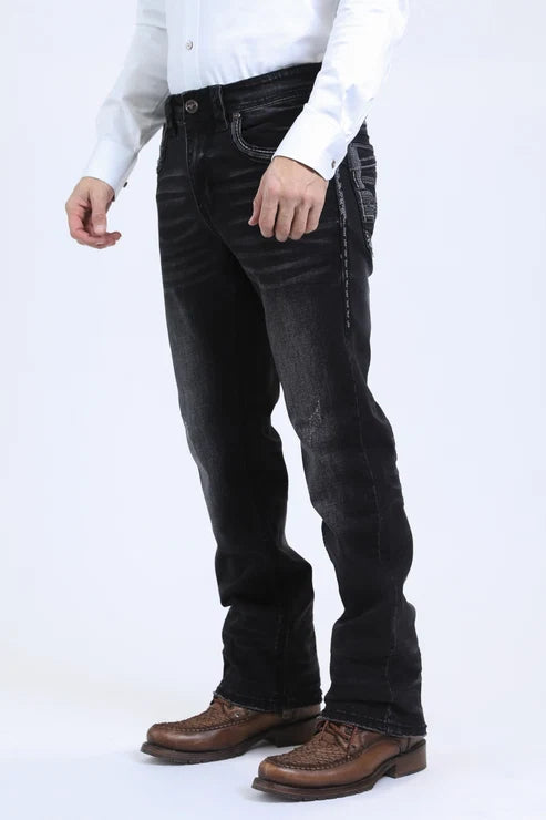 Platini Boot Cut Black Jeans PHD10760