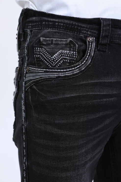 Platini Boot Cut Black Jeans PHD10760