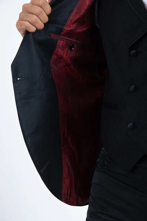 Platini Breasted Tuxedo Blazer & Vest BLZ11279