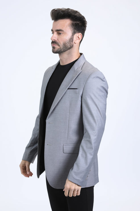 Platini Gray Fit Blazer BLZ10810