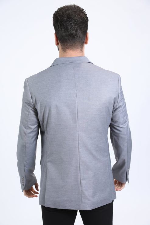 Platini Gray Fit Blazer BLZ10810