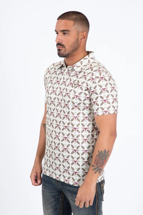 Platini Western Long Horn Beige PGP11427