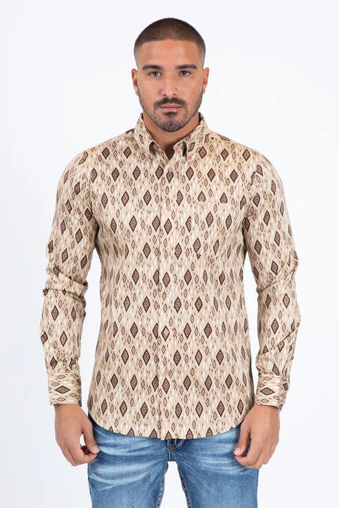 Platini Shirt Khaki CWL11337