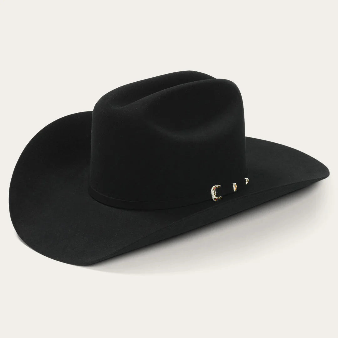 STETSON- TALL CROWN 01 BLACK 30X