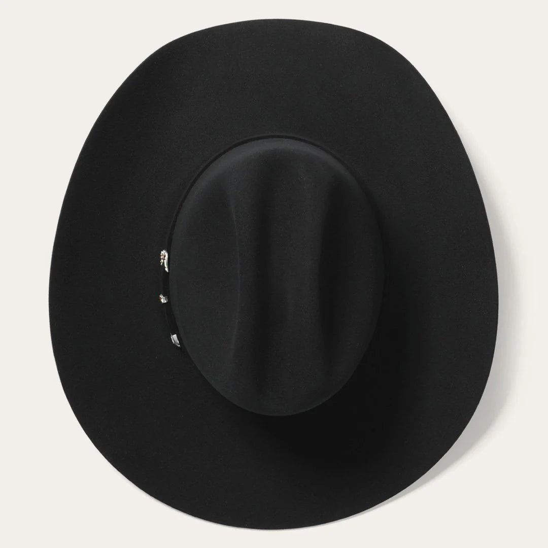STETSON- TALL CROWN 01 BLACK 30X