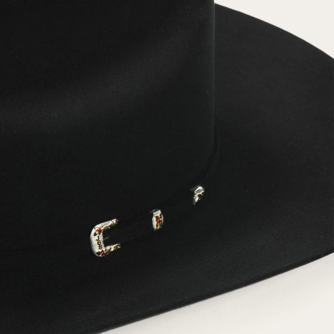 STETSON- TALL CROWN 01 BLACK 30X